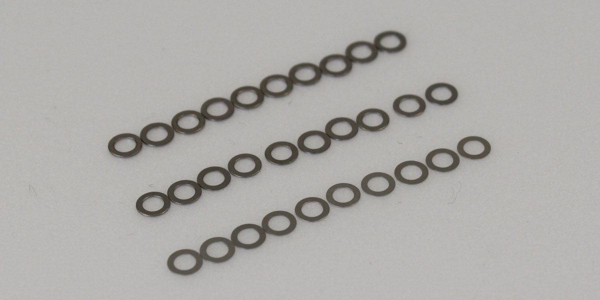 96641 3x5mm Shim Set  (0.1/0.2/0.3mm/10pcs)  96641  - KYOSHO RC